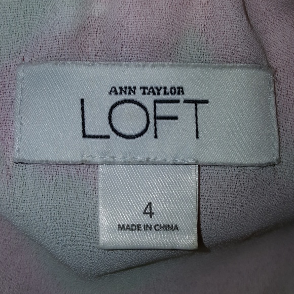 Ann Taylor LOFT silk floral halter dress - Picture 3 of 4